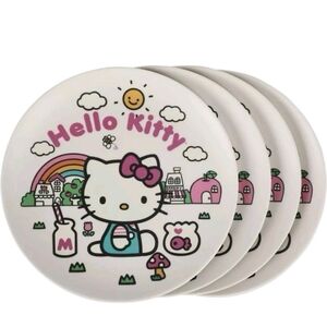 Disney Hello Kitty Bamboo Plate Set